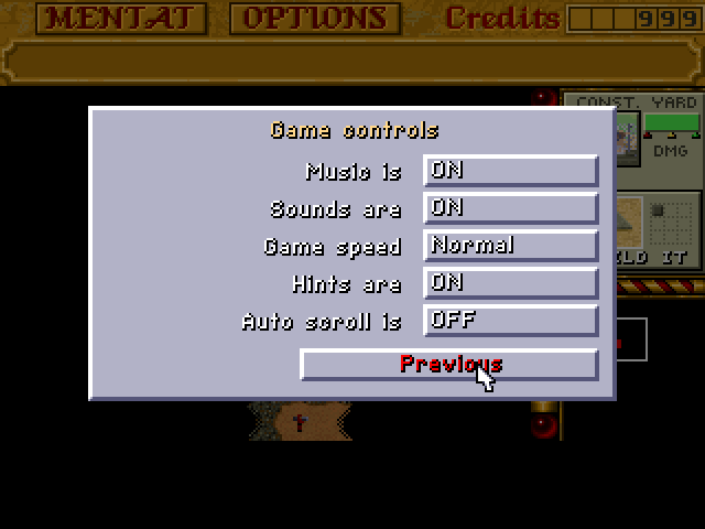 Dune II - The Battle for Arrakis  [Falcon030] [TT030] [OpenDune] atari screenshot